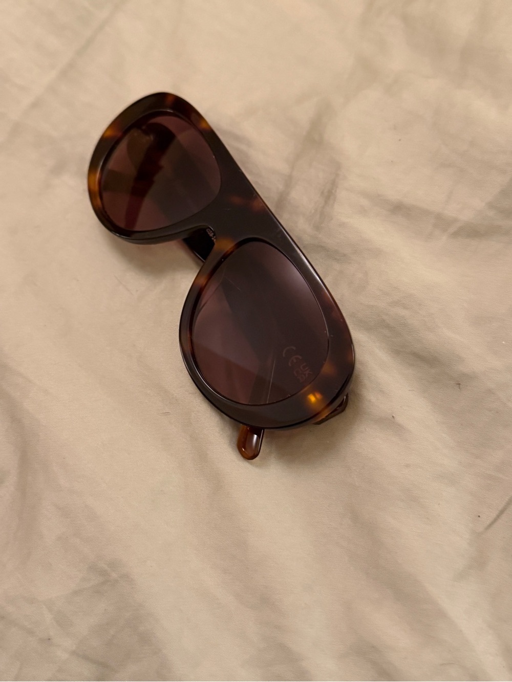 Massimo Dutti Tortoiseshell Frame Brown Lens Women's Sunglasses - Picture 2 of 9